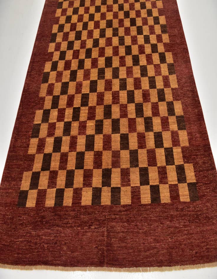 Detail image of  6' 5 x 9' 8  Hand Knotted Kashkuli Gabbeh Wool Rug