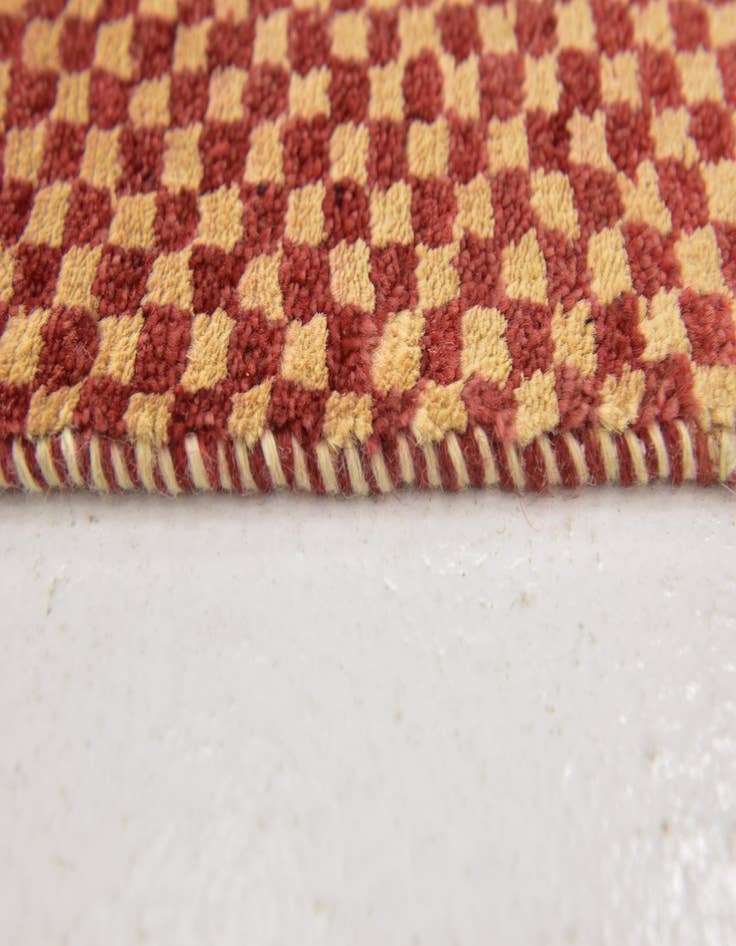 Detail image of  5' 7 x 7' 10  Hand Knotted Kashkuli Gabbeh Wool Rug