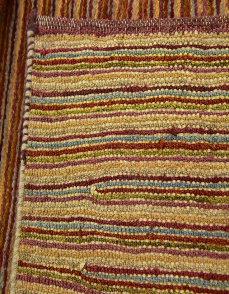 Detail image of  5' x 6' 5  Hand Knotted Kashkuli Gabbeh Wool Rug