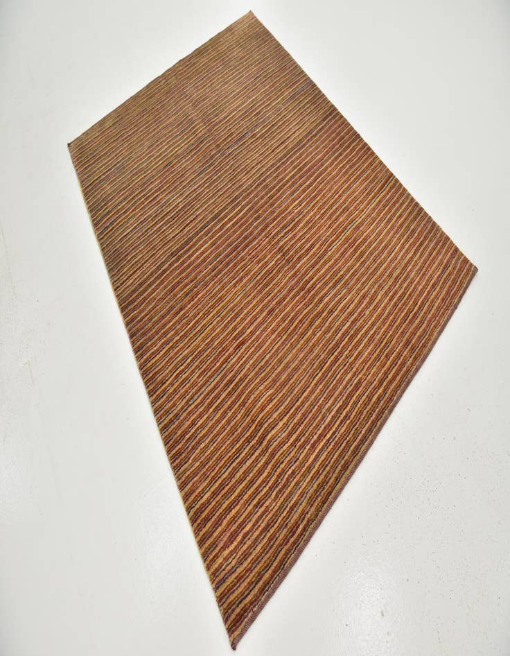 Detail image of  5' x 6' 5  Hand Knotted Kashkuli Gabbeh Wool Rug