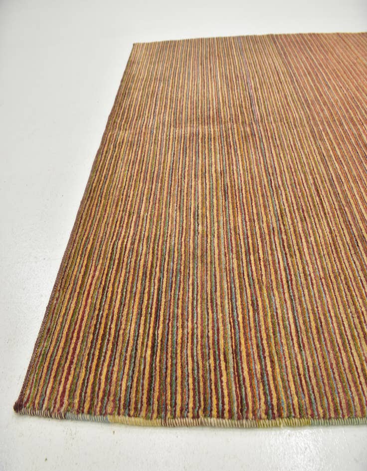 Detail image of  5' x 6' 5  Hand Knotted Kashkuli Gabbeh Wool Rug