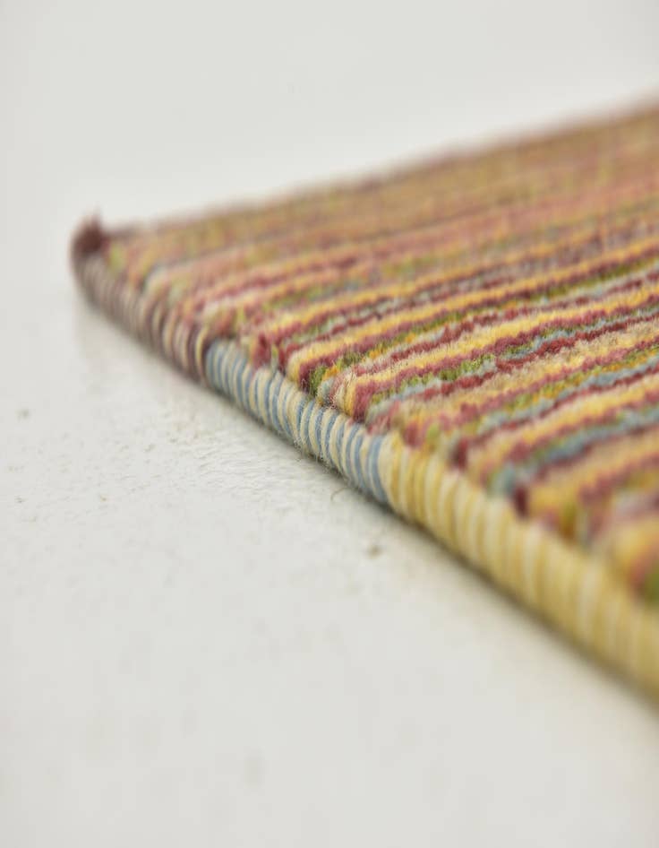 Detail image of  5' x 6' 5  Hand Knotted Kashkuli Gabbeh Wool Rug