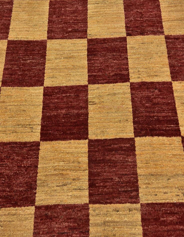 Detail image of  5' 10 x 8' 8  Hand Knotted Kashkuli Gabbeh Wool Rug