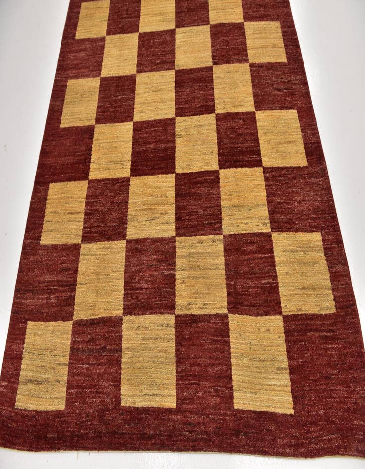 Detail image of  5' 10 x 8' 8  Hand Knotted Kashkuli Gabbeh Wool Rug