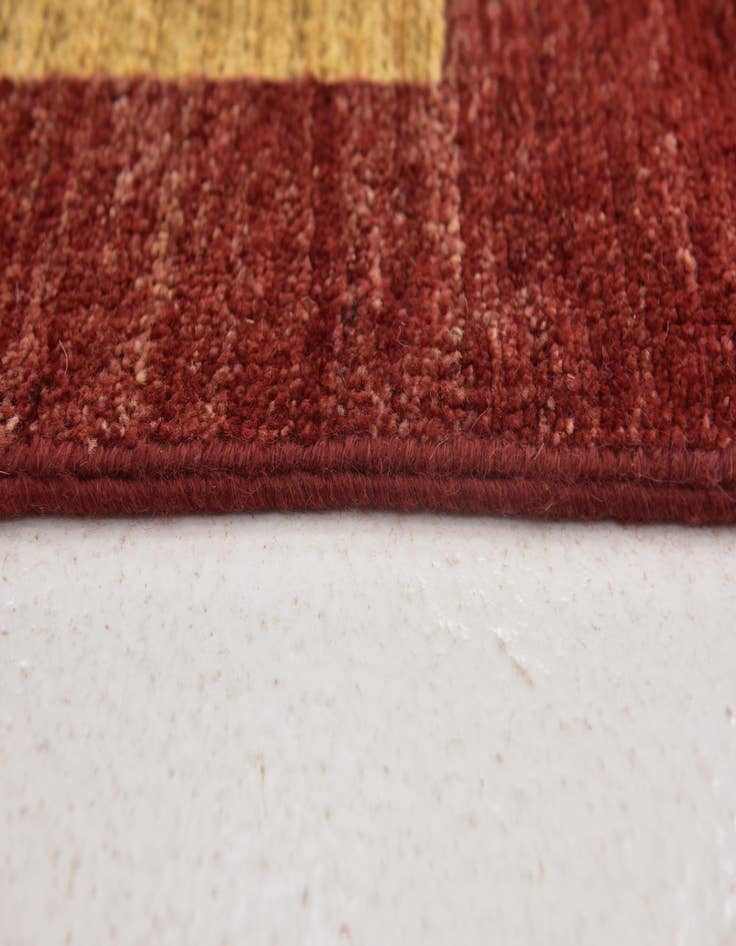 Detail image of  5' 10 x 8' 8  Hand Knotted Kashkuli Gabbeh Wool Rug