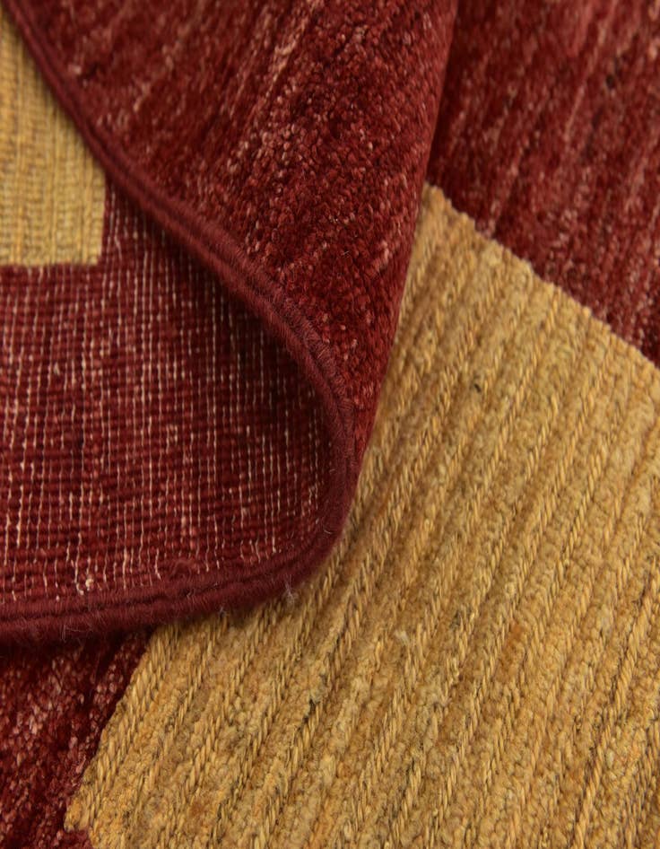 Detail image of  5' 10 x 8' 8  Hand Knotted Kashkuli Gabbeh Wool Rug