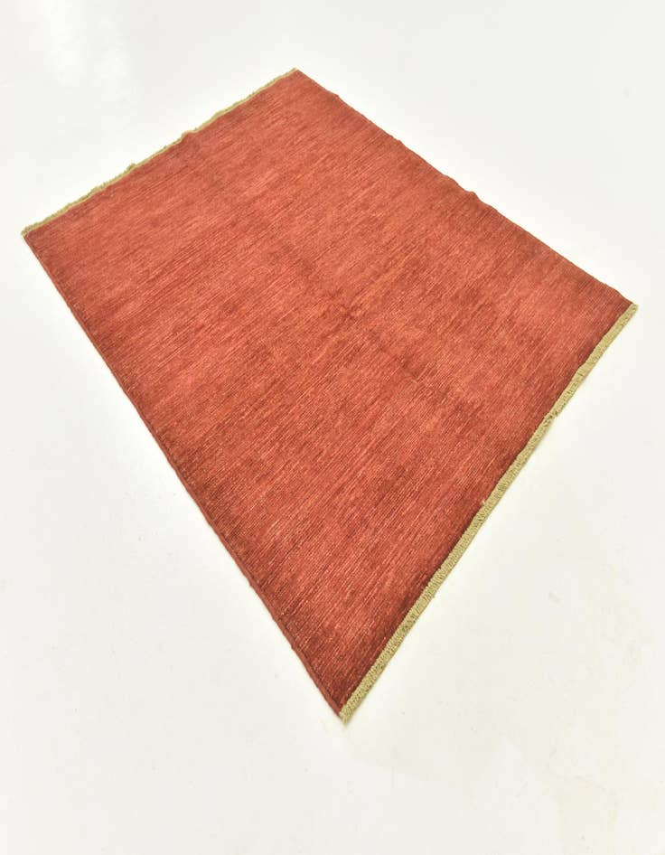 Detail image of  5' x 6' 6  Hand Knotted Kashkuli Gabbeh Oriental Wool Rug