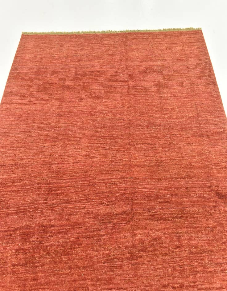 Detail image of  5' 10 x 7' 8  Hand Knotted Kashkuli Gabbeh Oriental Wool Rug