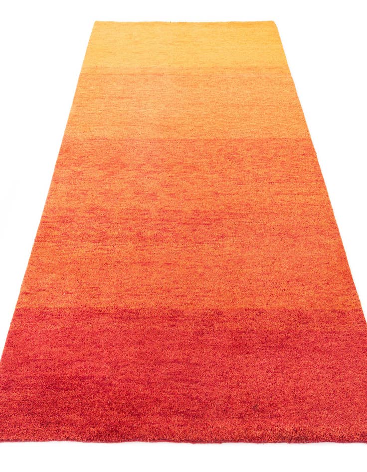 Detail image of  5' 7 x 8'  Hand Knotted Kashkuli Gabbeh Wool Rug