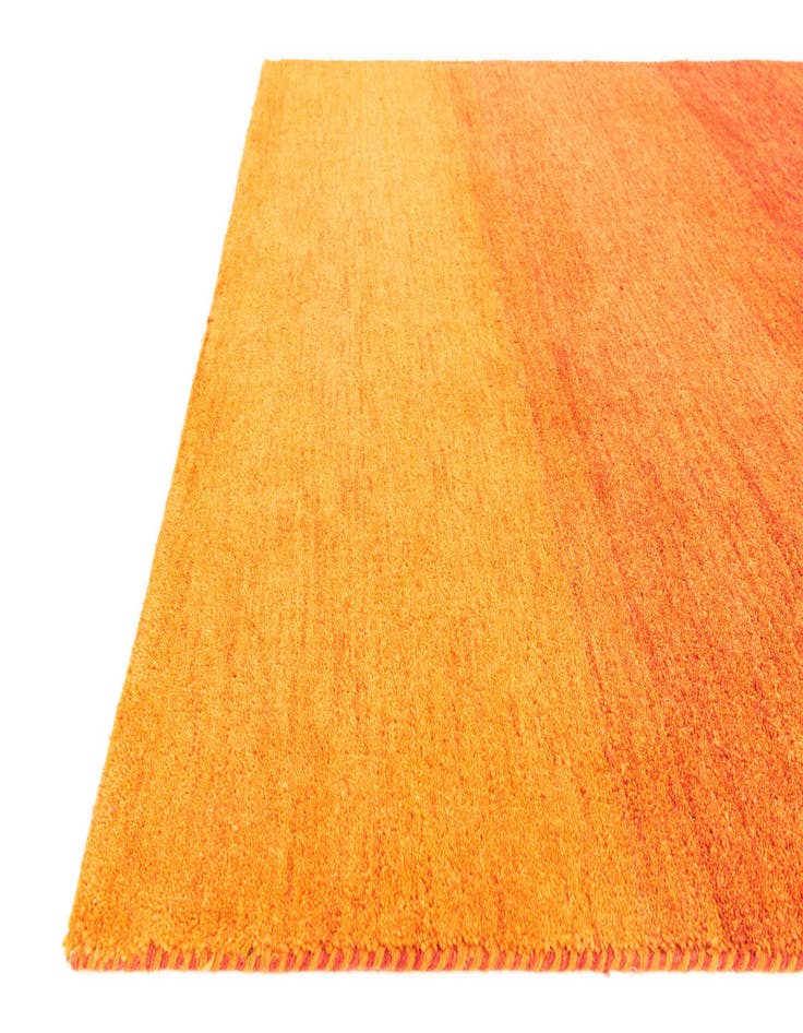 Detail image of  5' 7 x 8'  Hand Knotted Kashkuli Gabbeh Wool Rug