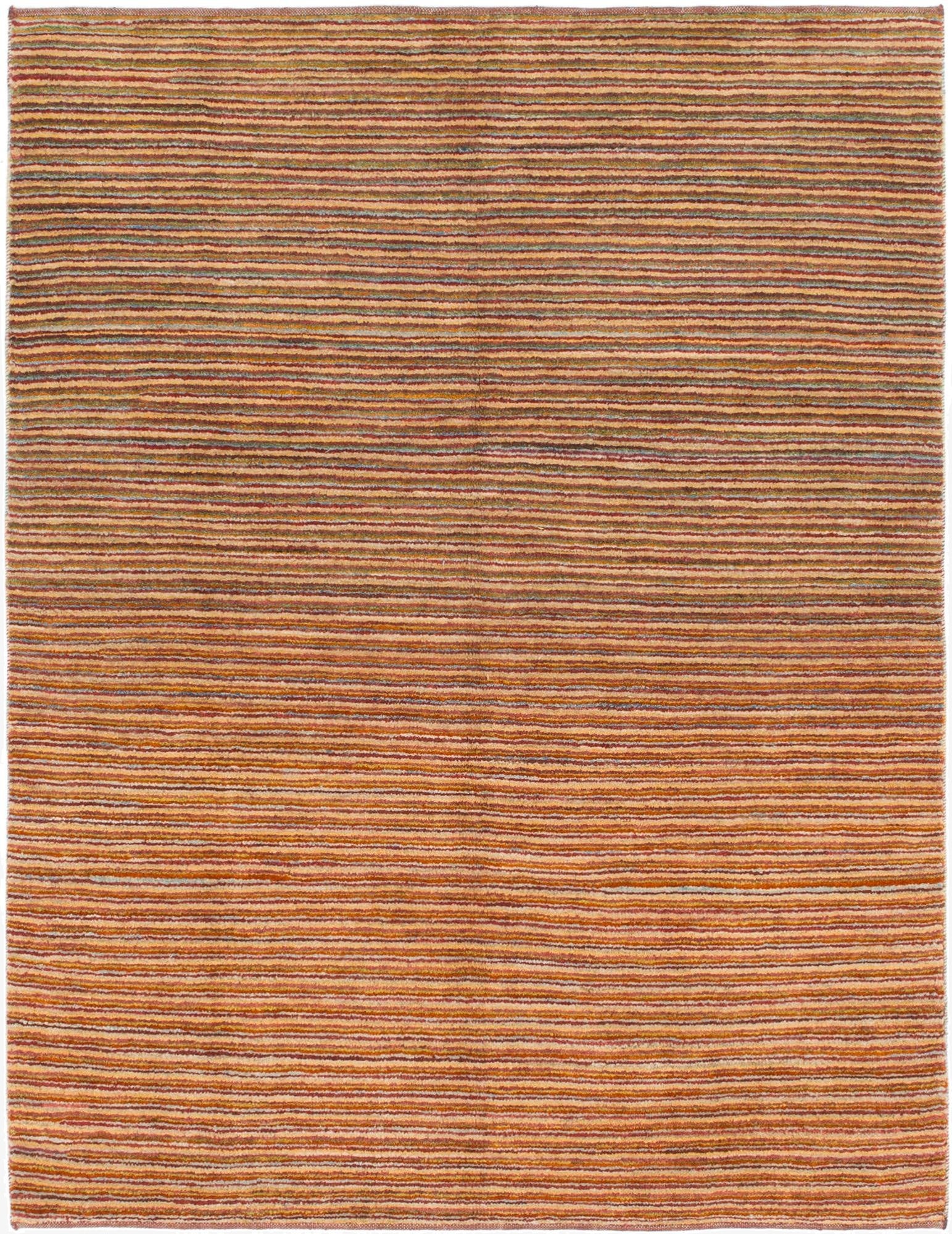  5' x 6' 5  Hand Knotted Kashkuli Gabbeh Wool Rug