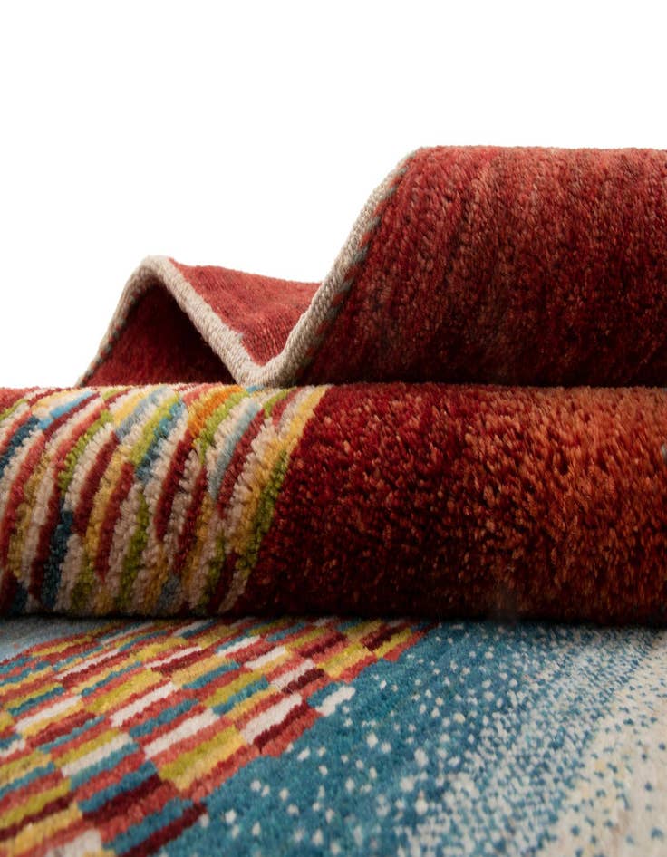 Detail image of  4' 11 x 6' Kashkuli Wool Rug