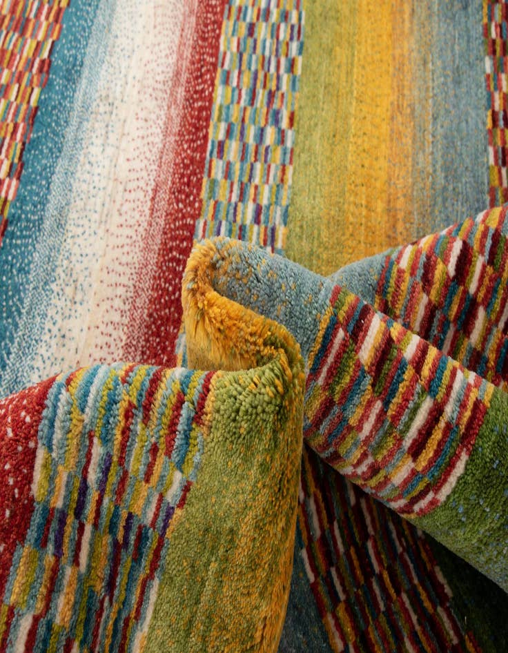Detail image of  4' 11 x 6' Kashkuli Wool Rug