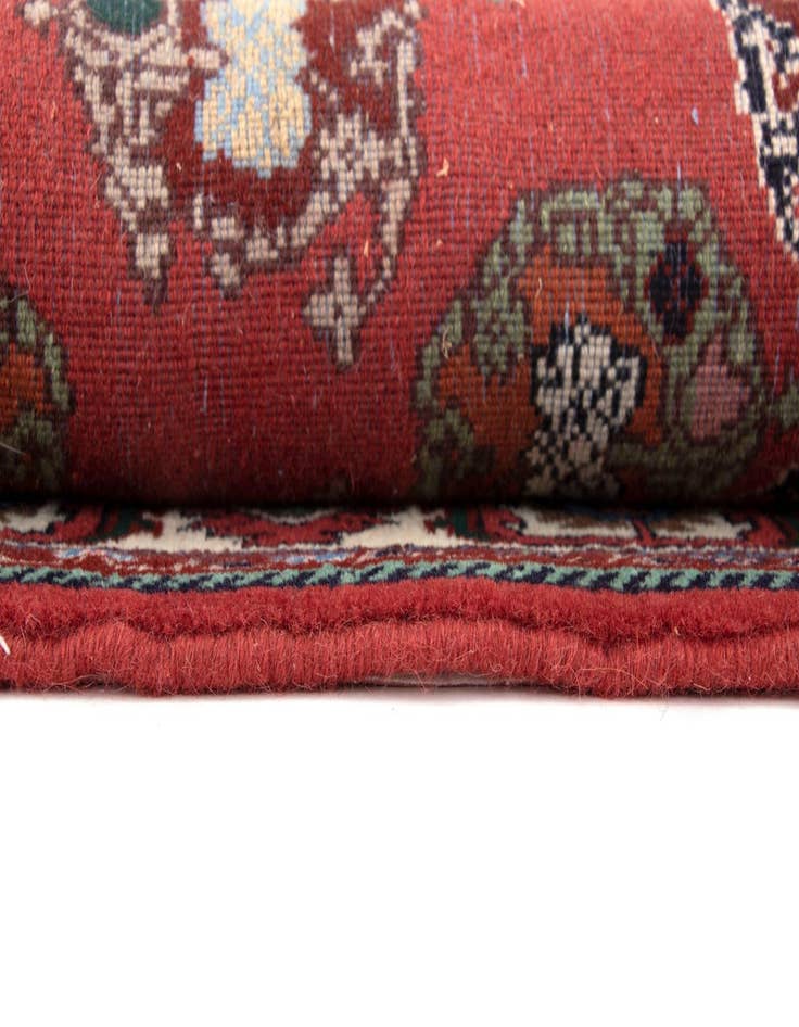 Detail image of  3' 5 x 5'  Hand Knotted Kashkuli Persian Wool Rug