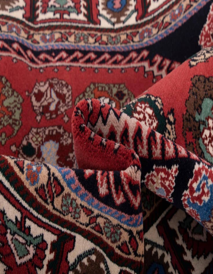 Detail image of  3' 5 x 5'  Hand Knotted Kashkuli Persian Wool Rug