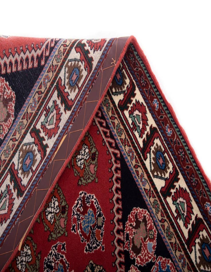 Detail image of  3' 5 x 5'  Hand Knotted Kashkuli Persian Wool Rug