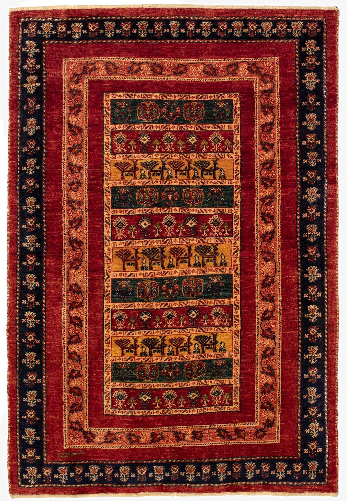  3' 7 x 5' 3 Kashkuli Rug