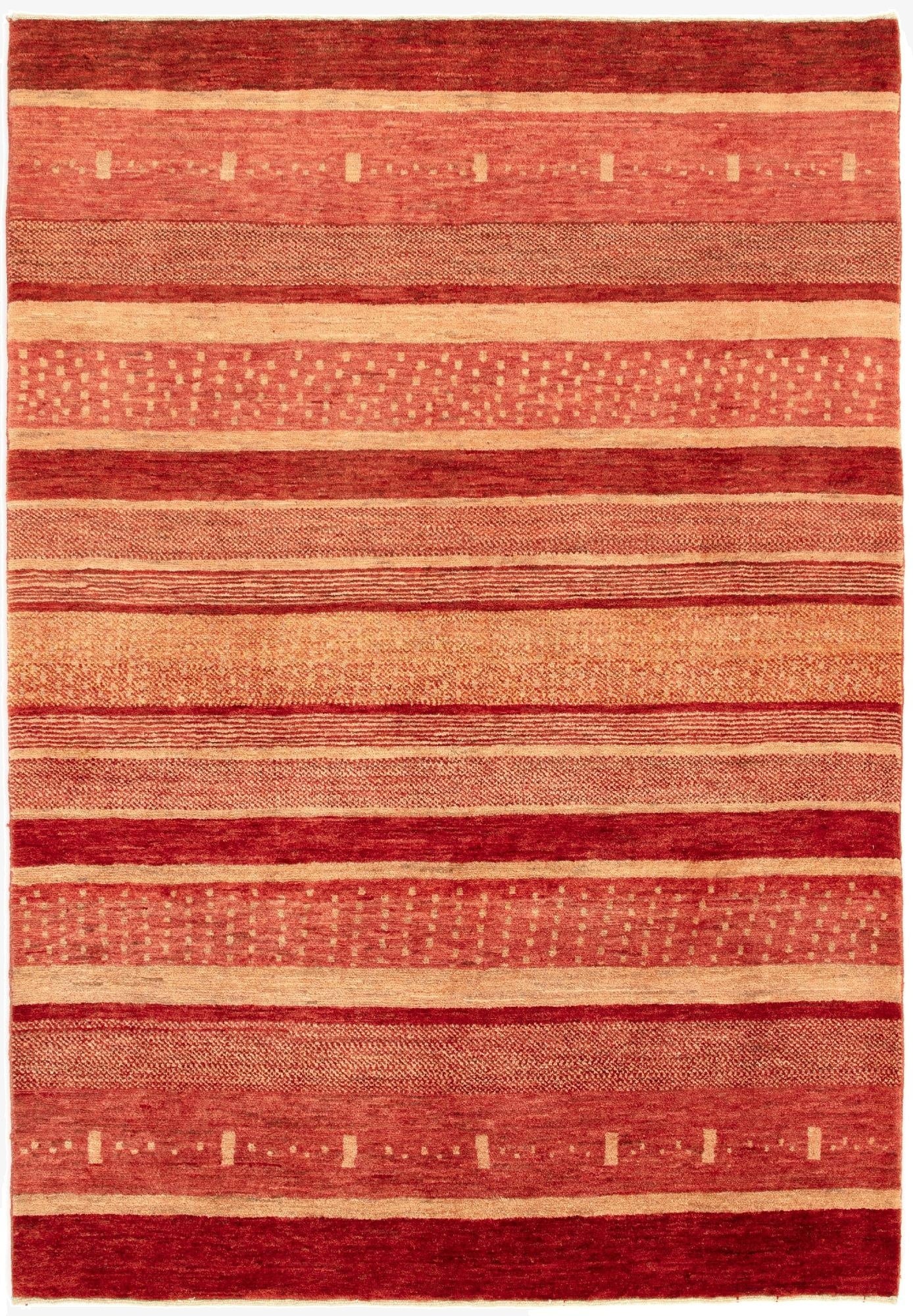  4' 3 x 6'  Hand Knotted Kashkuli Persian Rug