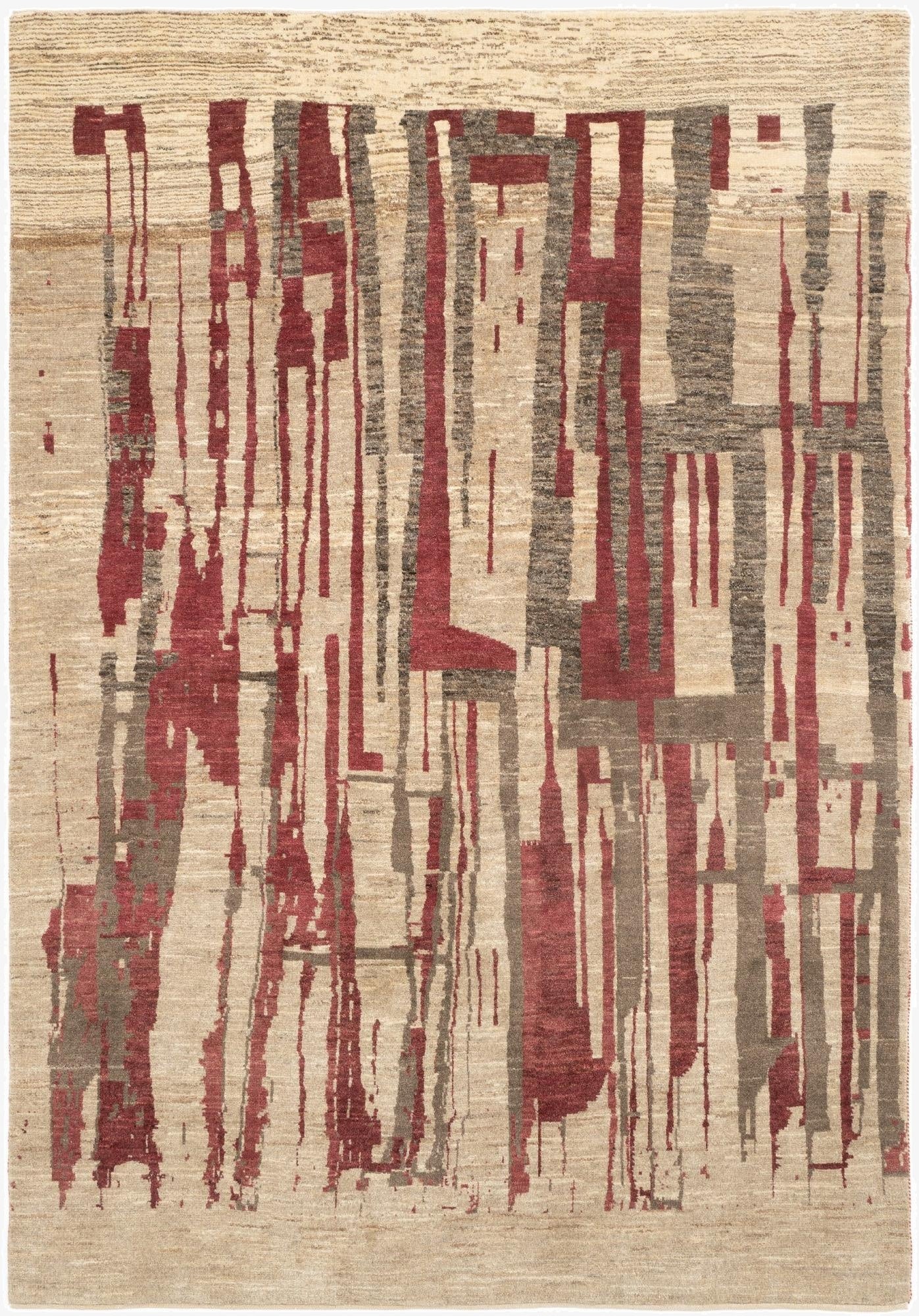  5' 9 x 8' 2 Kashkuli Wool Rug