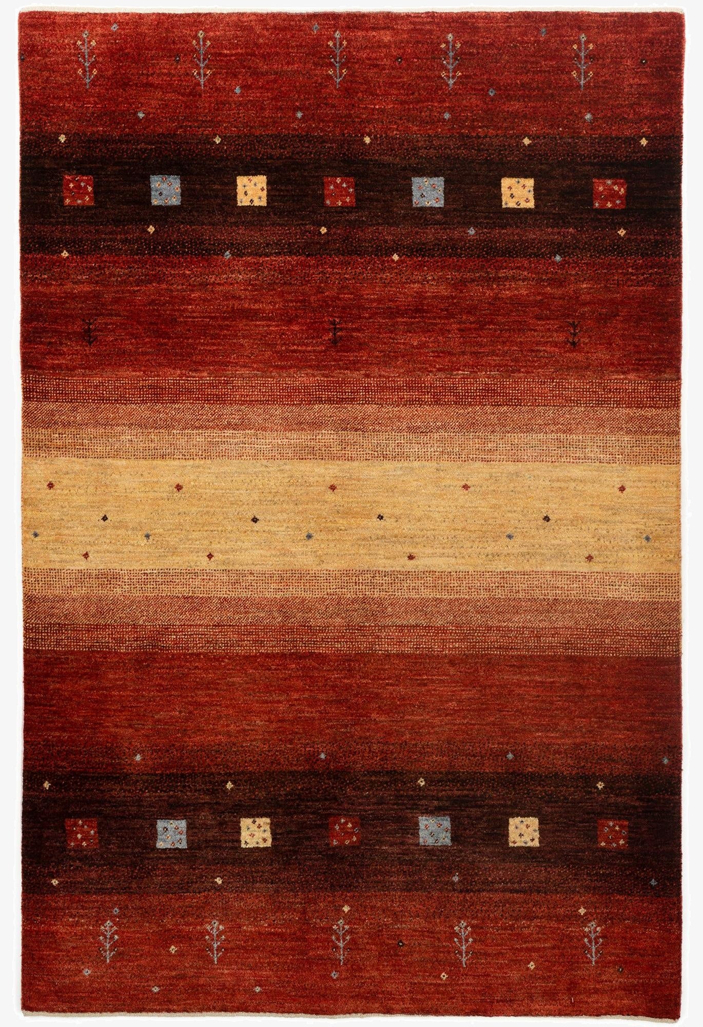  3' 11 x 5' 11 Kashkuli Wool Rug
