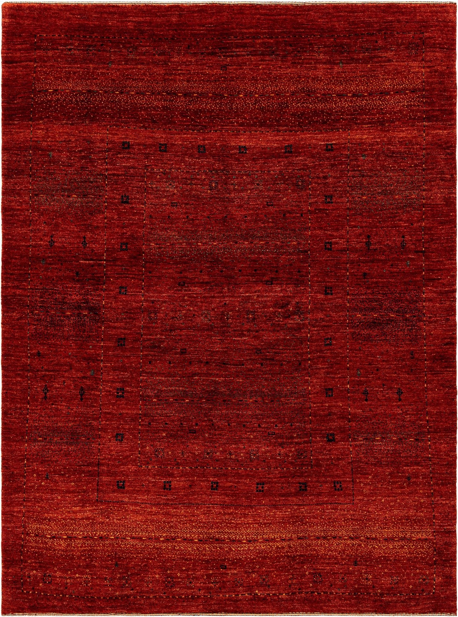  5' 7 x 7' 5  Hand Knotted Kashkuli Rug