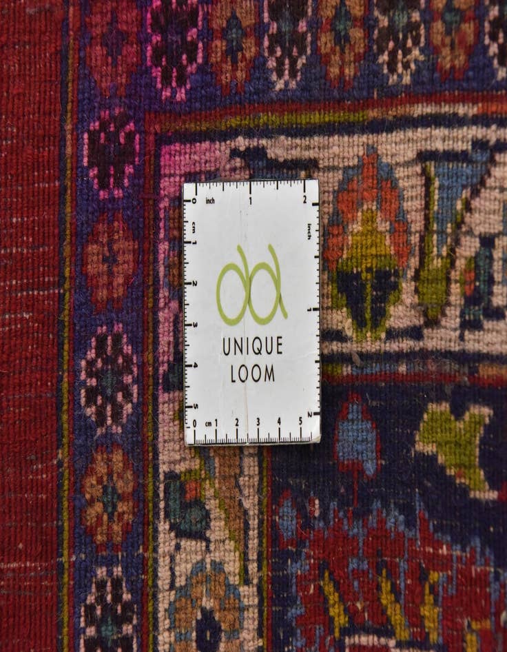 Detail image of  9' 7 x 12' 10  Hand Knotted Kashmar Persian Wool Rug