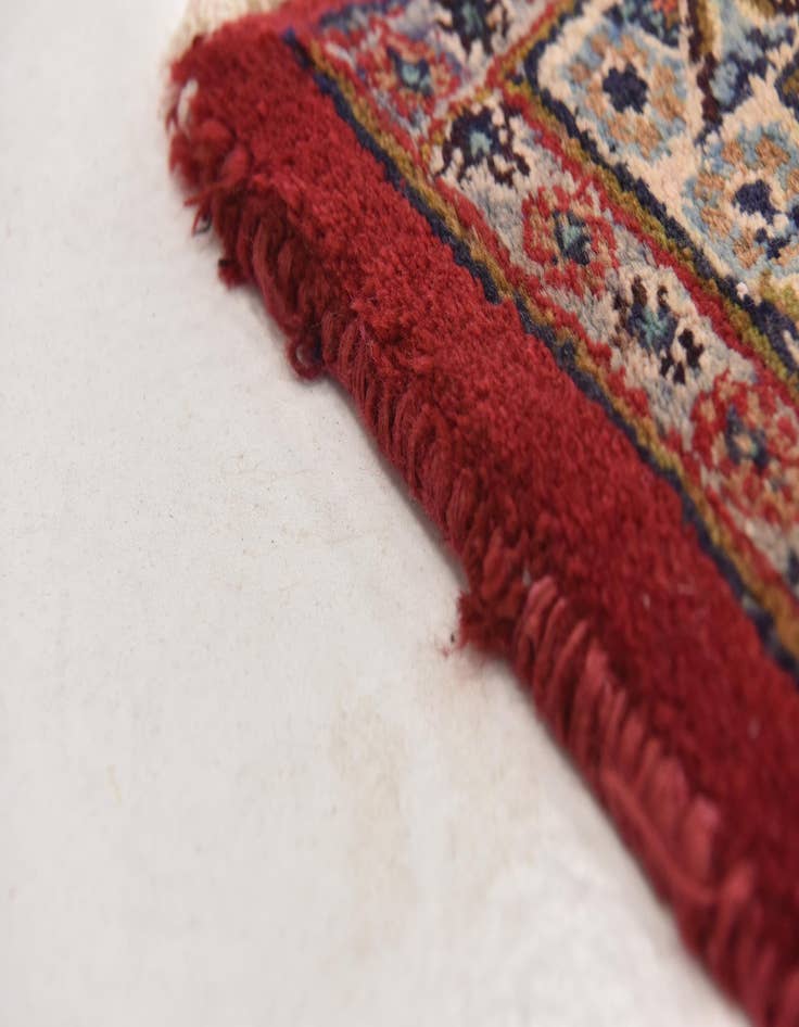 Detail image of  9' 7 x 12' 10  Hand Knotted Kashmar Persian Wool Rug