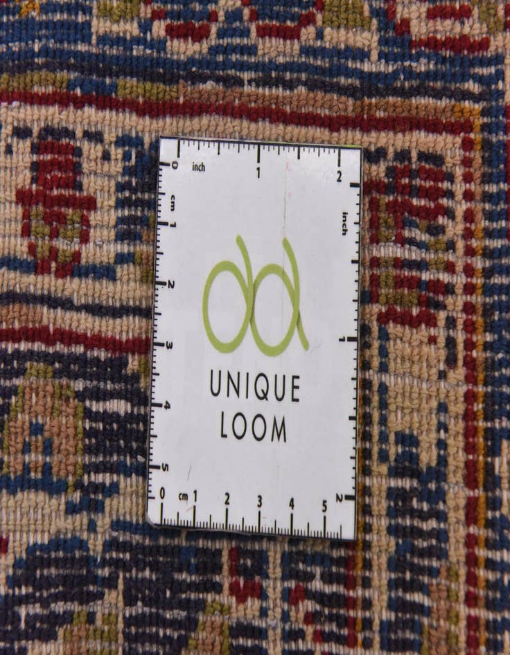 Detail image of  9' 7 x 13'  Hand Knotted Kashmar Persian Wool Rug