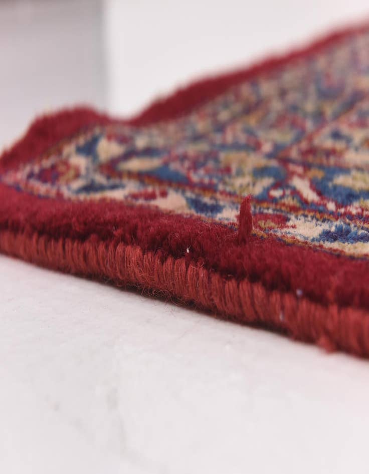 Detail image of  9' 7 x 13'  Hand Knotted Kashmar Persian Wool Rug