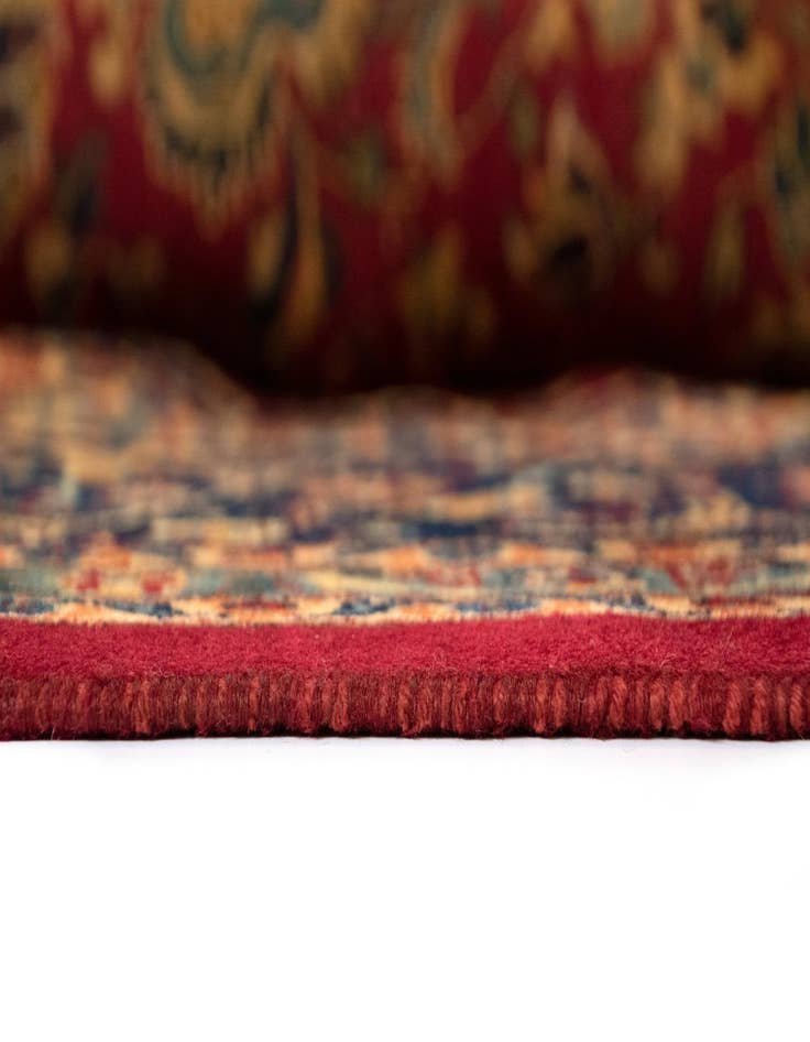 Detail image of  9' 7 x 13'  Hand Knotted Kashmar Persian Rug