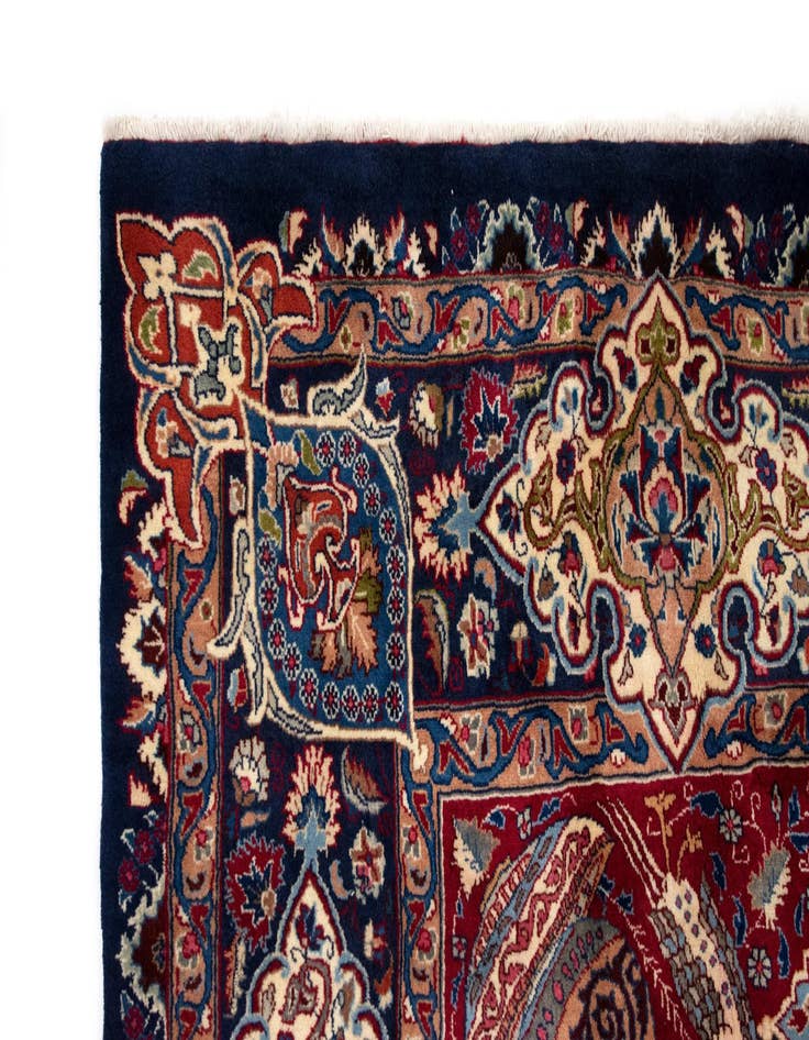 Detail image of  9' 4 x 13' 1  Hand Knotted Kashmar Persian Wool Rug