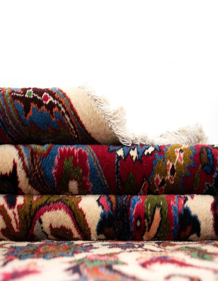 Detail image of  9' 11 x 12' 8  Hand Knotted Kashmar Persian Wool Rug