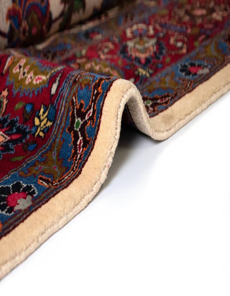 Detail image of  9' 11 x 12' 8  Hand Knotted Kashmar Persian Wool Rug