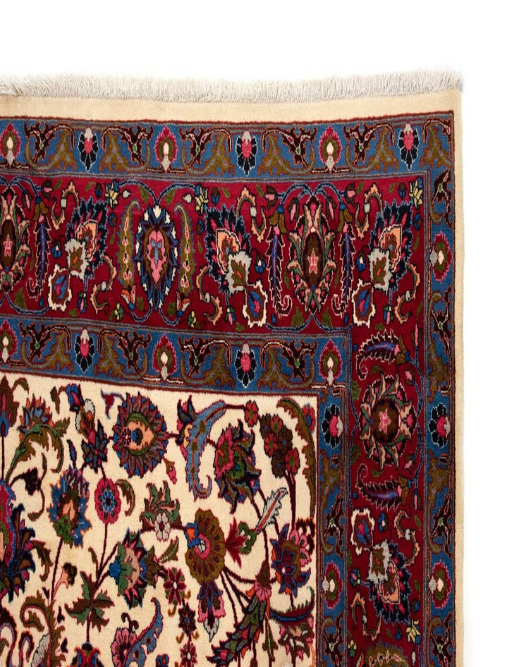 Detail image of  9' 11 x 12' 8  Hand Knotted Kashmar Persian Wool Rug