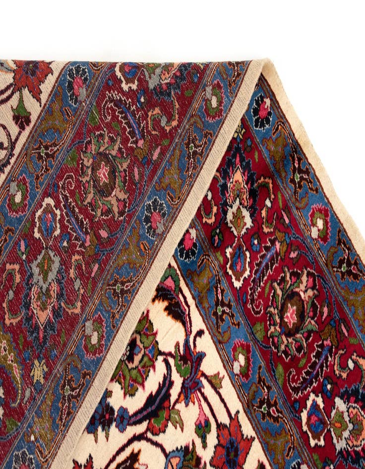 Detail image of  9' 11 x 12' 8  Hand Knotted Kashmar Persian Wool Rug