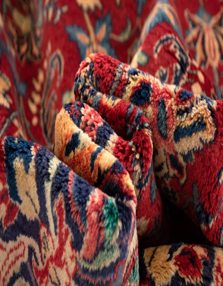 Detail image of  6' 10 x 10' 9 Kashmar Wool Rug