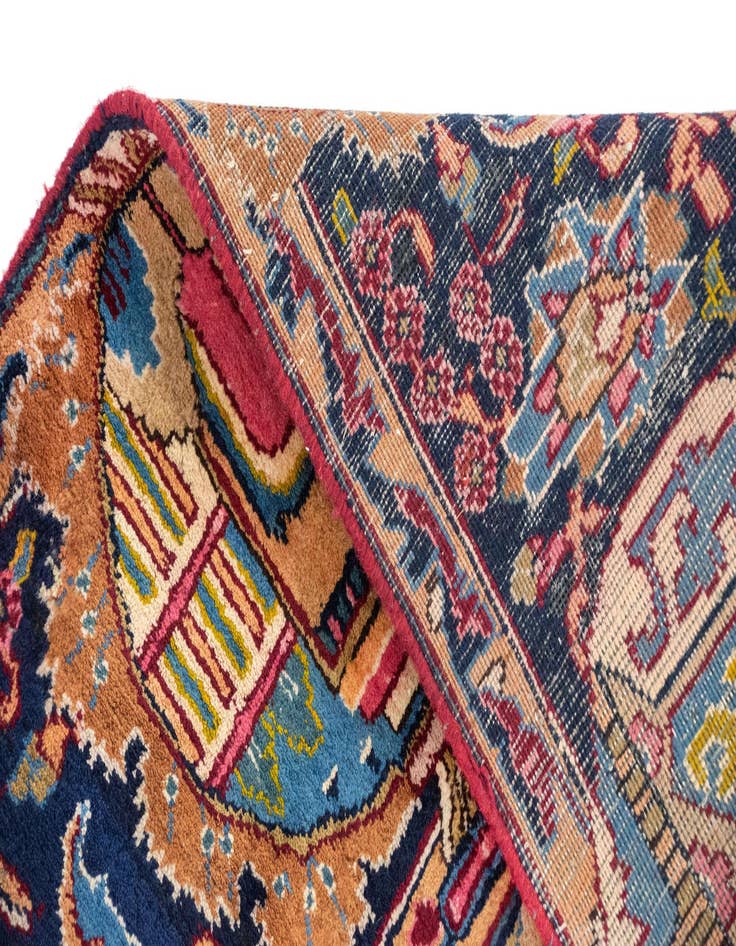 Detail image of  9' 9 x 12' 6  Hand Knotted Kashmar Persian Wool Rug