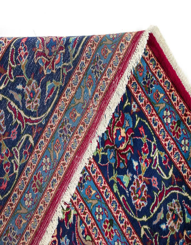 Detail image of  9' 11 x 13' 2  Hand Knotted Kashmar Persian Wool Rug
