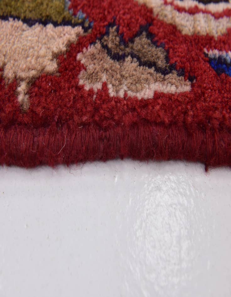 Detail image of  10' x 12' 5  Hand Knotted Kashmar Persian Wool Rug