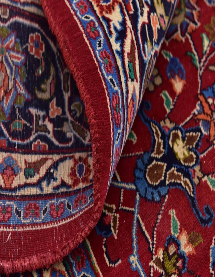 Detail image of  9' 8 x 12' 8  Hand Knotted Kashmar Persian Wool Rug