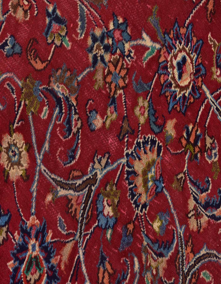 Detail image of  9' 8 x 12' 8  Hand Knotted Kashmar Persian Wool Rug