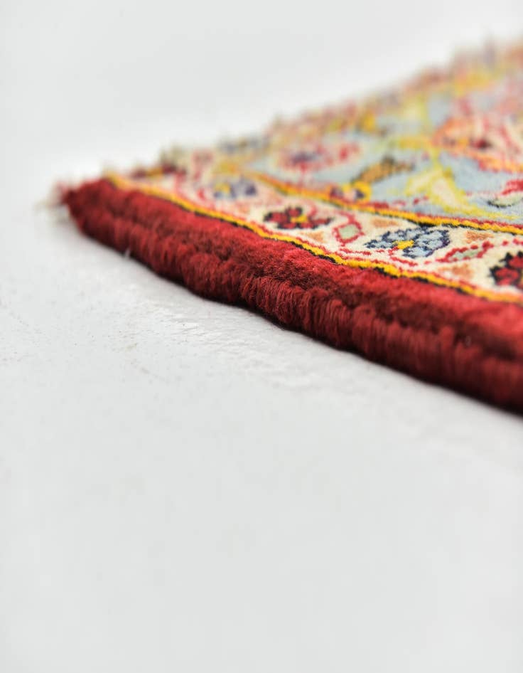 Detail image of  9' 8 x 13' 3  Hand Knotted Kashmar Persian Wool Rug