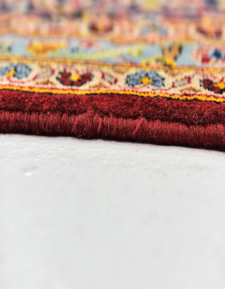 Detail image of  9' 8 x 13' 3  Hand Knotted Kashmar Persian Wool Rug