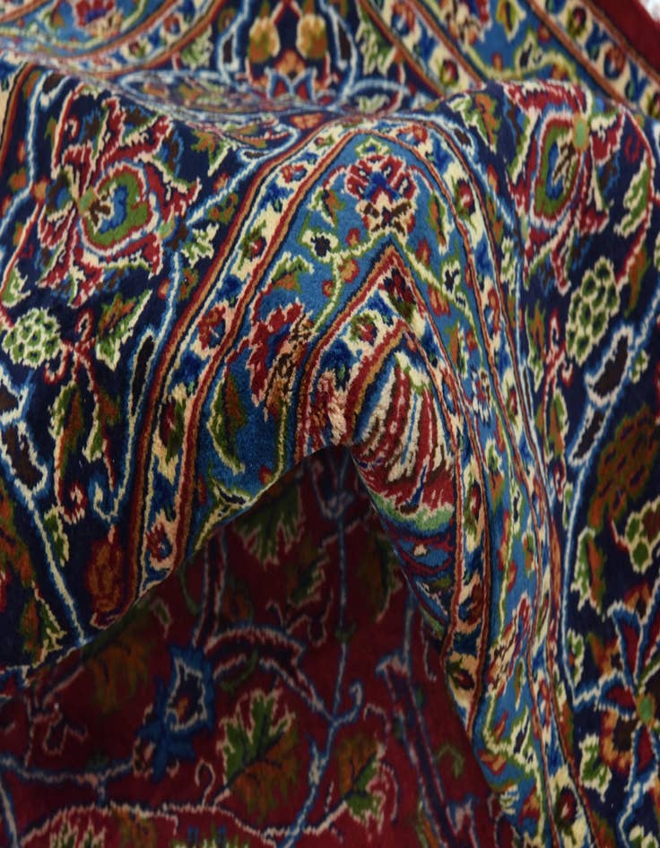 Detail image of  9' 9 x 12' 9  Hand Knotted Kashmar Persian Wool Rug