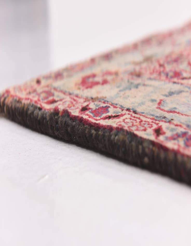 Detail image of  6' 10 x 9' 6  Hand Knotted Kashmar Persian Wool Rug