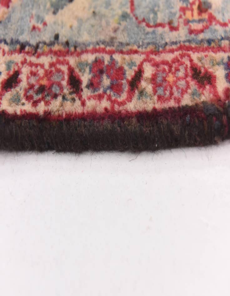 Detail image of  6' 10 x 9' 6  Hand Knotted Kashmar Persian Wool Rug