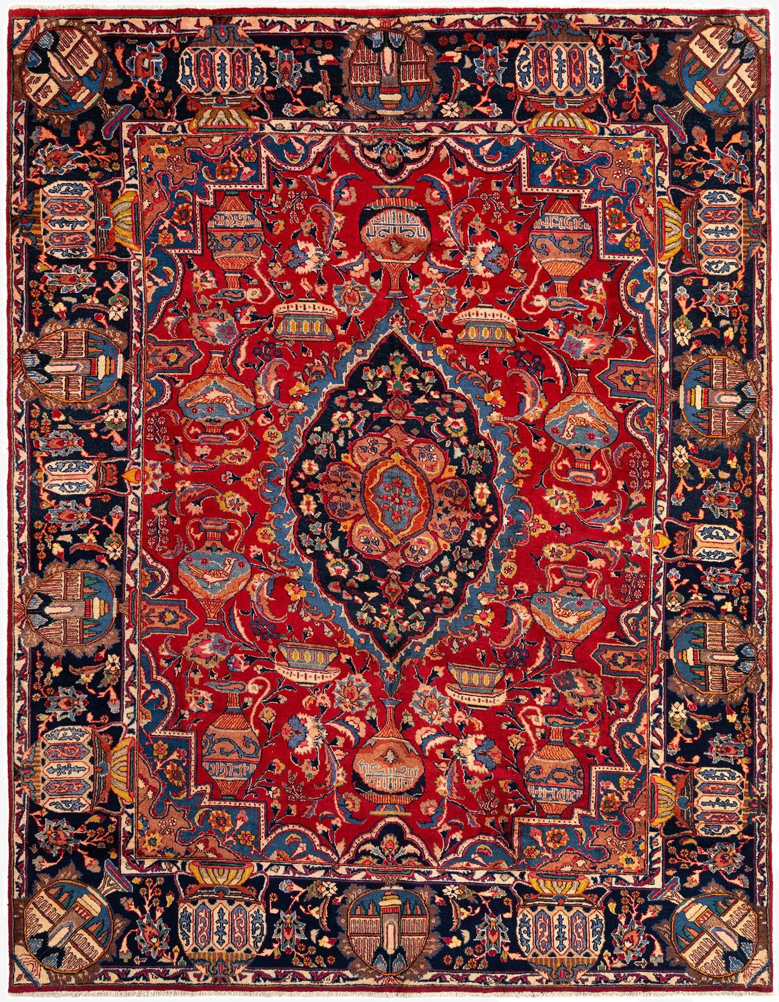  9' 8 x 12' 6 Kashmar Wool Rug