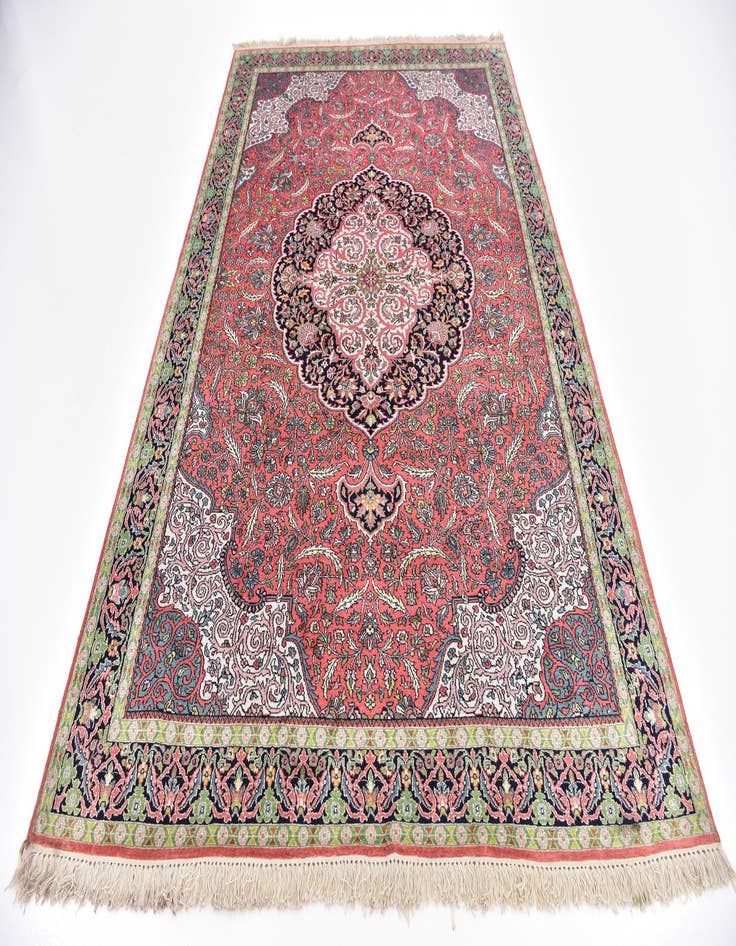 Detail image of 6' x 9' 5 Hand Knotted Kashmir Oriental Rug