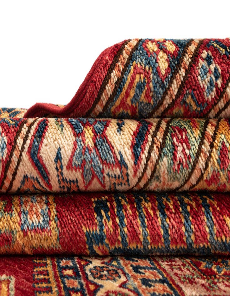 Detail image of  5' 4 x 8' 2 Kazak Wool Rug