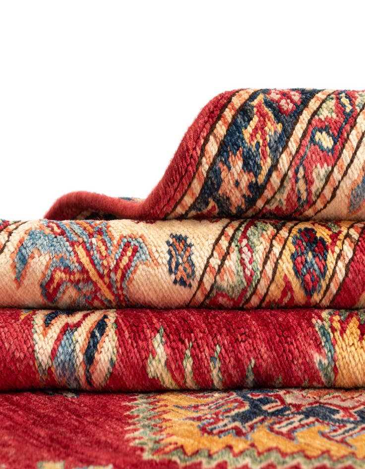 Detail image of  5' 6 x 8' 4 Kazak Wool Rug